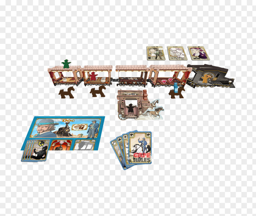 Horse Colt Express Board Game Toy PNG