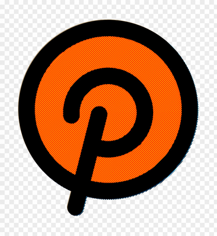 Social Media Color Icon Pinterest PNG