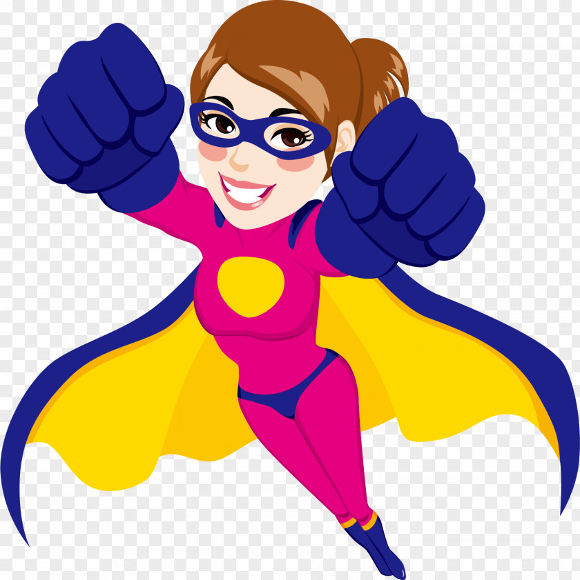 The Flying Superman Superwoman Superhero Cartoon Female PNG