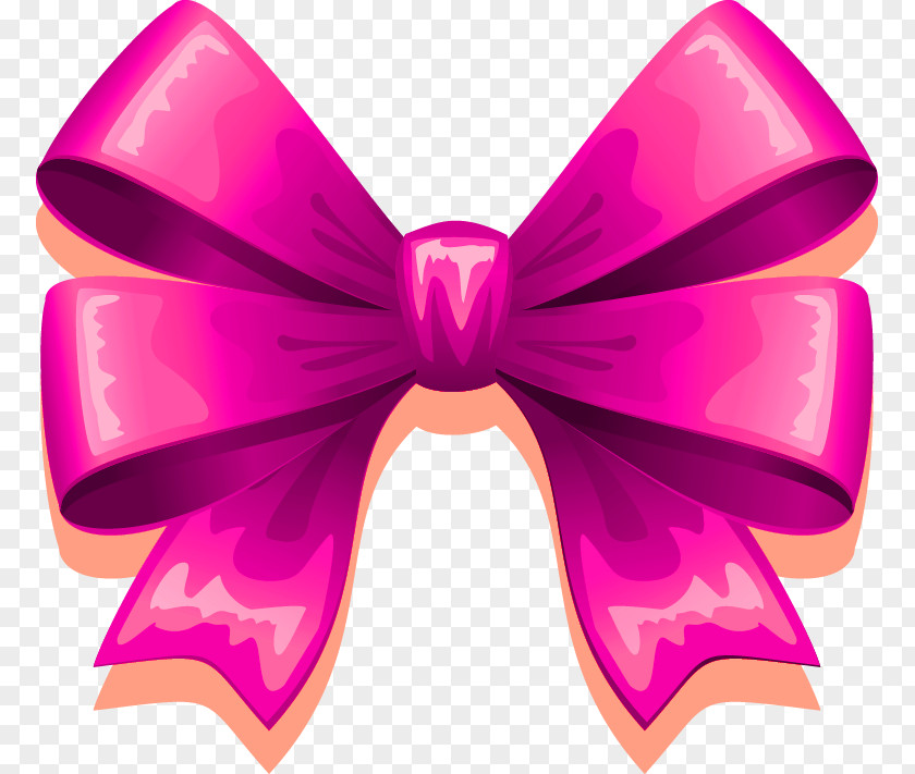 Hand-painted Purple Bow Butterfly PNG