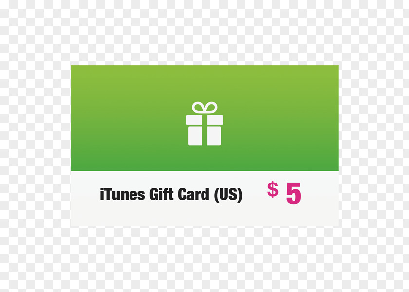 Itunes Gift Card Logo Brand Product Design Green PNG
