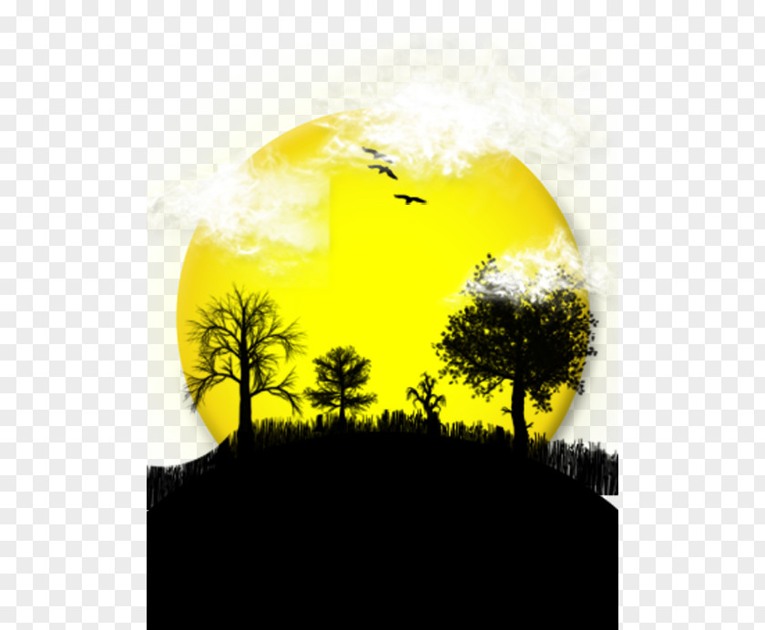 Mid-Autumn Full Moon Festival Clip Art PNG