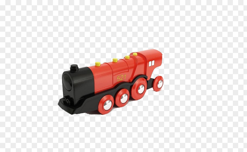 Red Train Toy Child 3D Modeling PNG