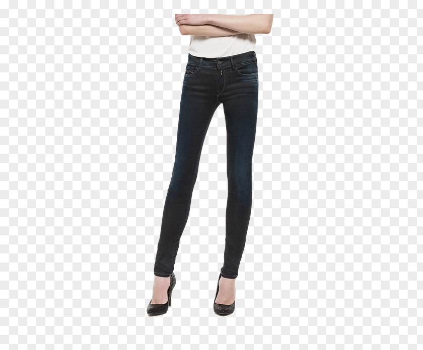Skinny Jeans Denim Waist Leggings PNG