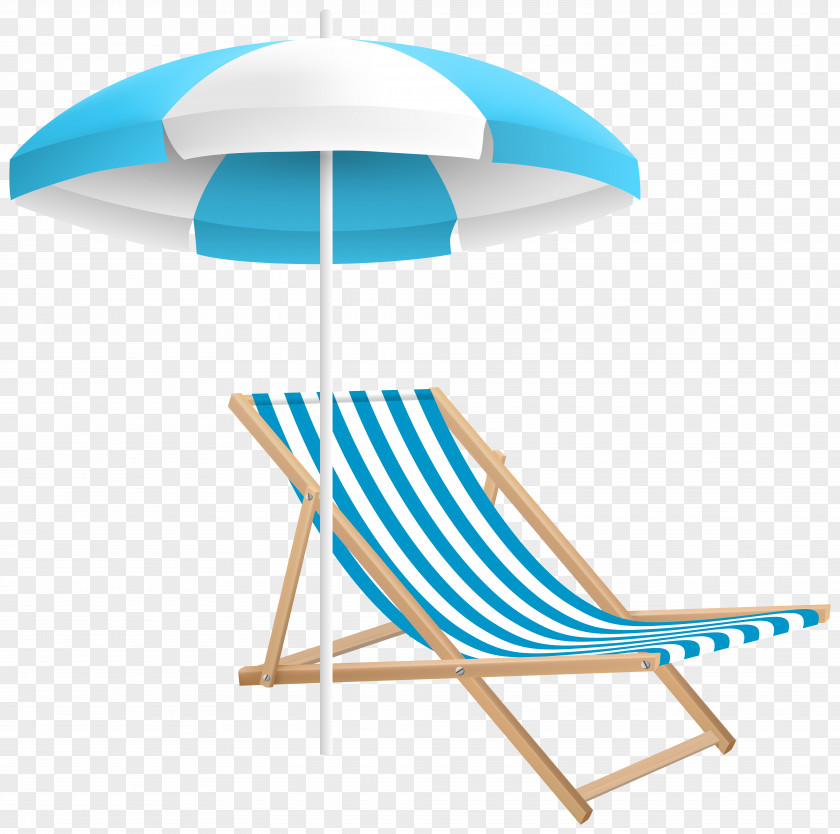 Beach Chair Cliparts Umbrella Furniture Clip Art PNG