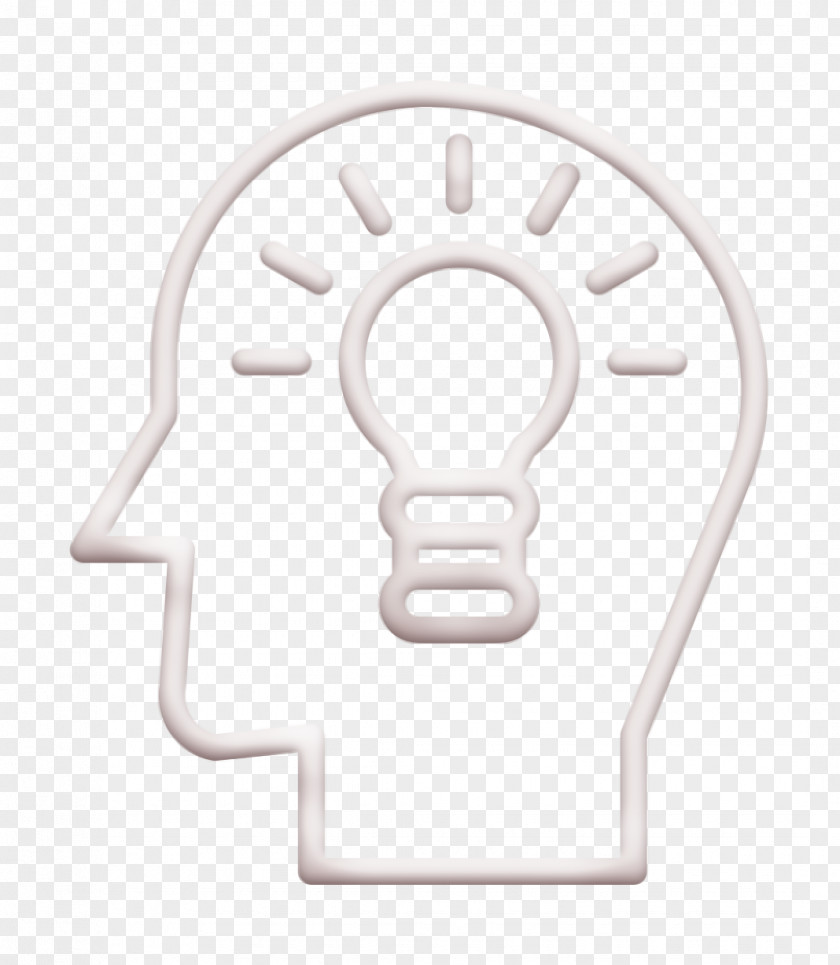 Brain Icon Human Mind Lightbulb PNG