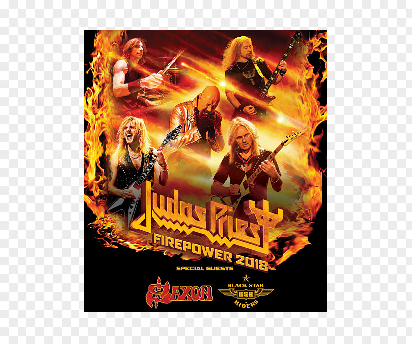 Fire Power Firepower World Tour Judas Priest Concert Heavy Metal PNG