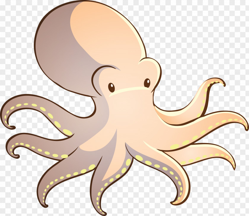 Octopus Giant Pacific Cartoon Table PNG