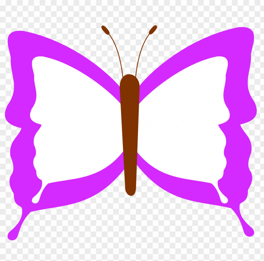 Purple Butterfly Monarch Insect Clip Art PNG