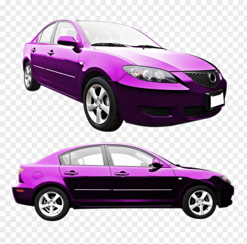 Purple Car Vehicle Credit Payment Insurance PNG