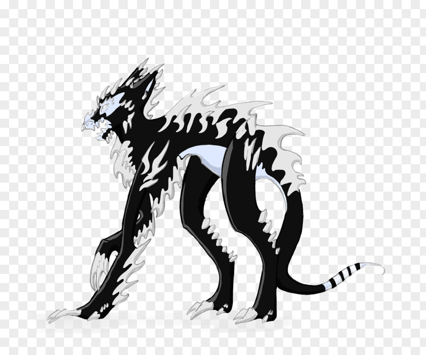 Cat Dragon Silhouette PNG