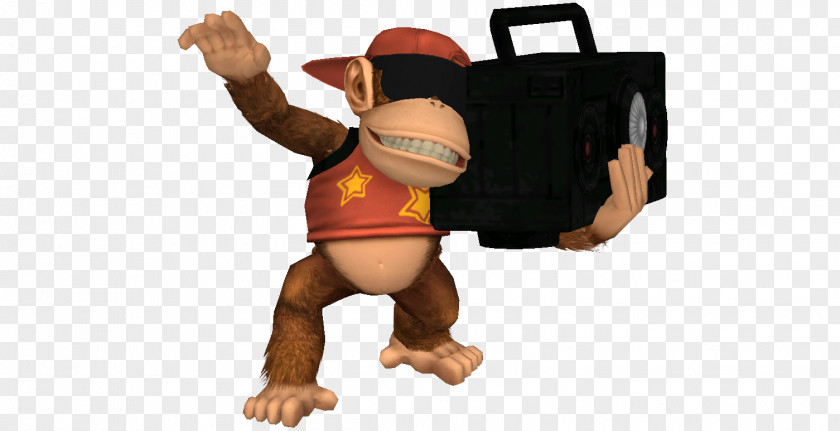 Donkey Kong Diddy Racing Project M Art Boombox PNG