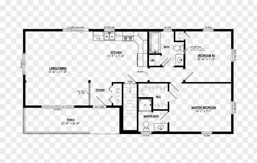 House Floor Plan Log Cabin PNG