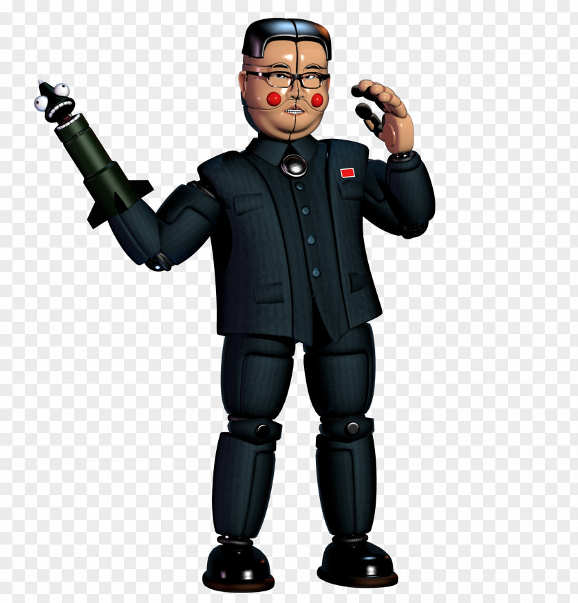 Kim Jong Five Nights At Freddy's Animatronics Action & Toy Figures Reddit Figurine PNG