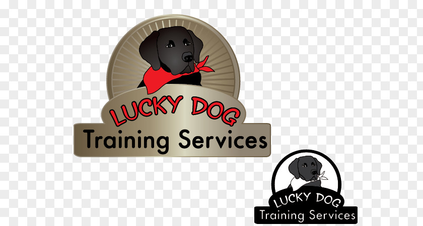 Lucky Dog Logo Brand Animal Font PNG