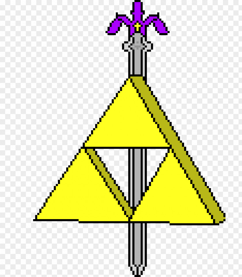 Pixel Triangle Area Point Symmetry PNG
