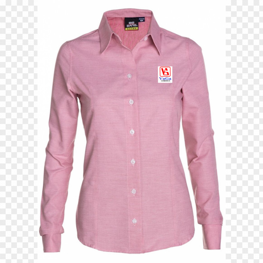 Shirt Blouse Sleeve Pink Uniform PNG