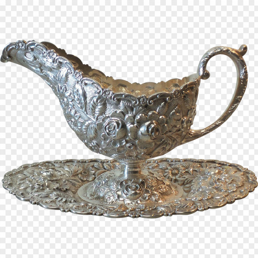 Silver Gravy Boats Sauce PNG