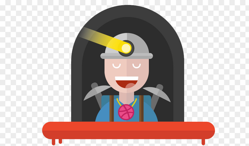 Coal Miner Cartoon Drawing PNG