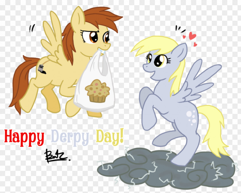 Happy B.day Pony Derpy Hooves Horse Hoof PNG