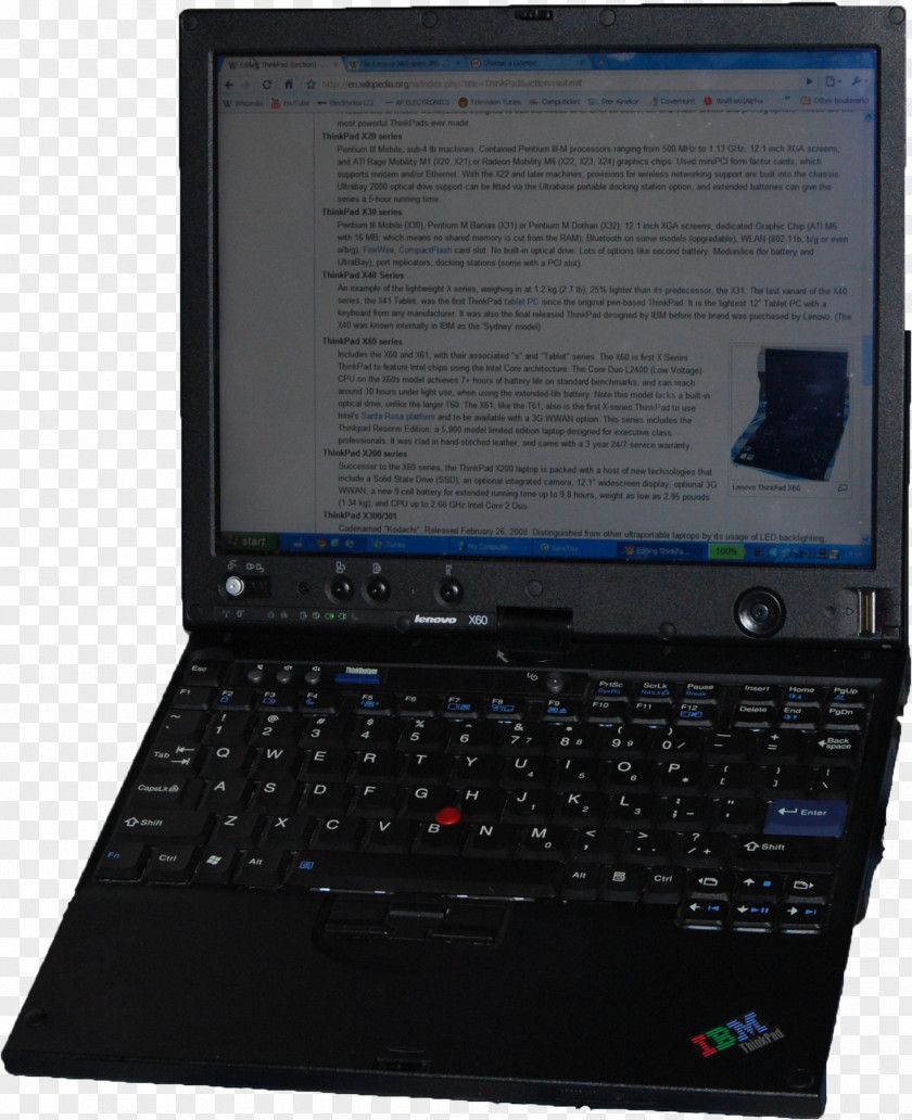 Ibm ThinkPad T Series Laptop Netbook Lenovo Computer PNG