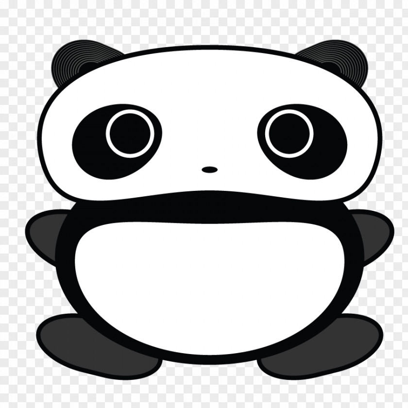 Panda Head Giant Desktop Wallpaper Clip Art PNG