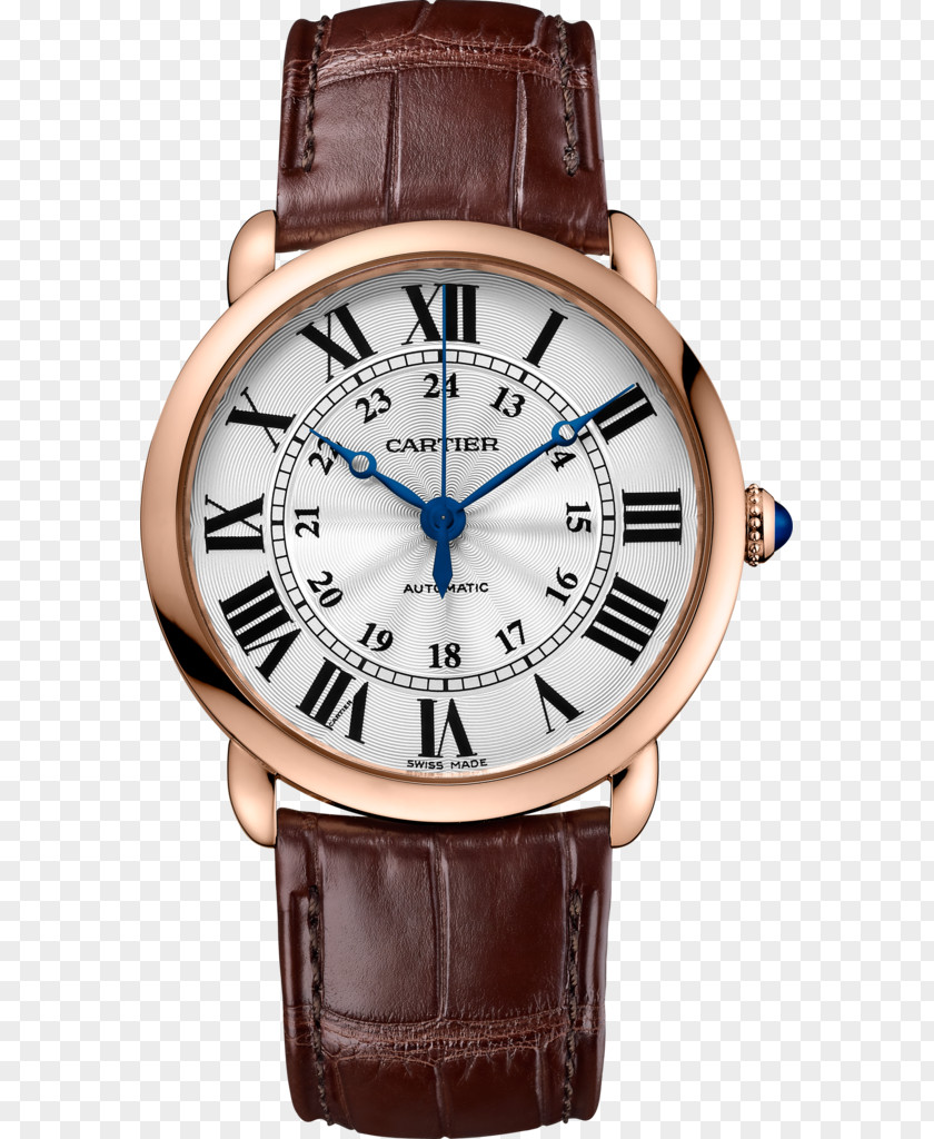 Watch Cartier Tank Clock Sapphire PNG