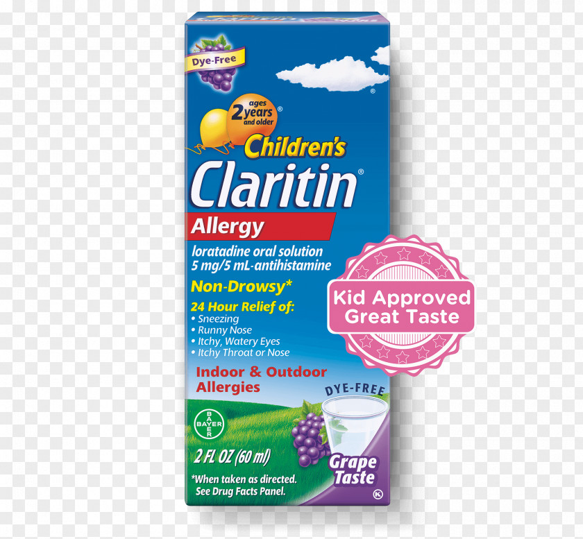 Child Loratadine Children's Claritin Allergy Dose PNG