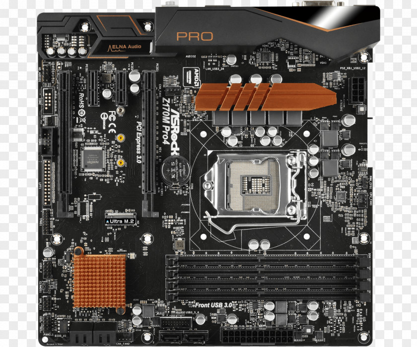CPU Socket Intel Motherboard ASRock H110M-HDV MicroATX LGA 1151 PNG