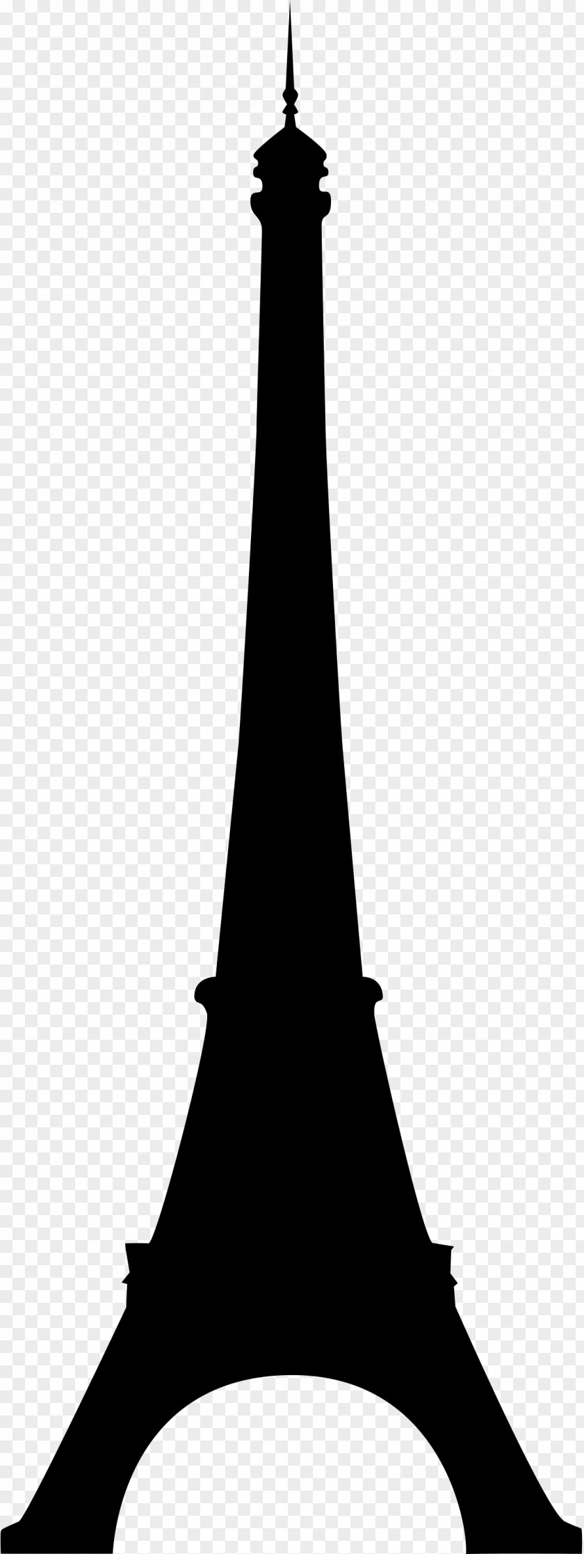 Eiffel Tower Silhouette Drawing PNG