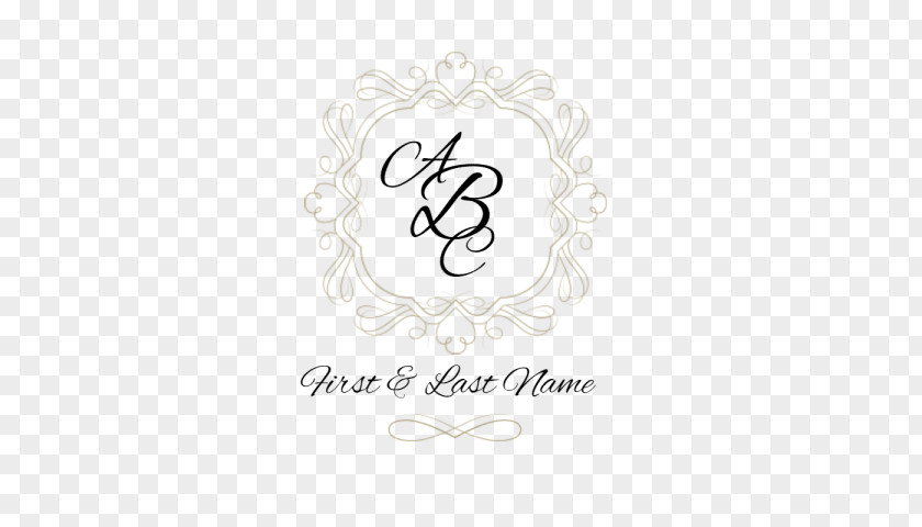 Logo Monogram Template Font PNG