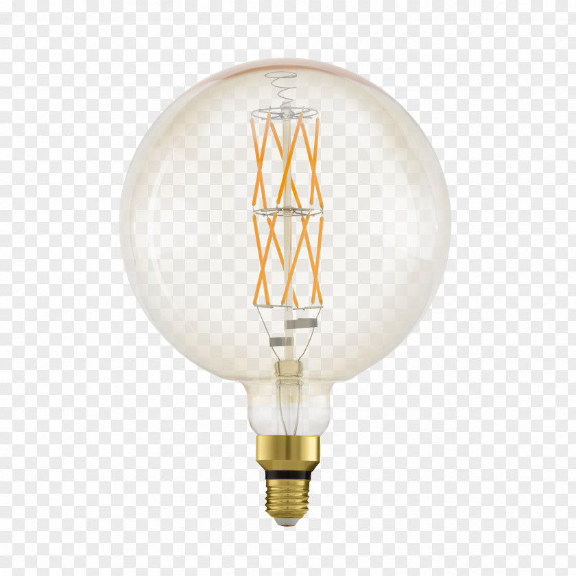 Luminous Efficiency Incandescent Light Bulb Edison Screw LED Filament Lamp PNG