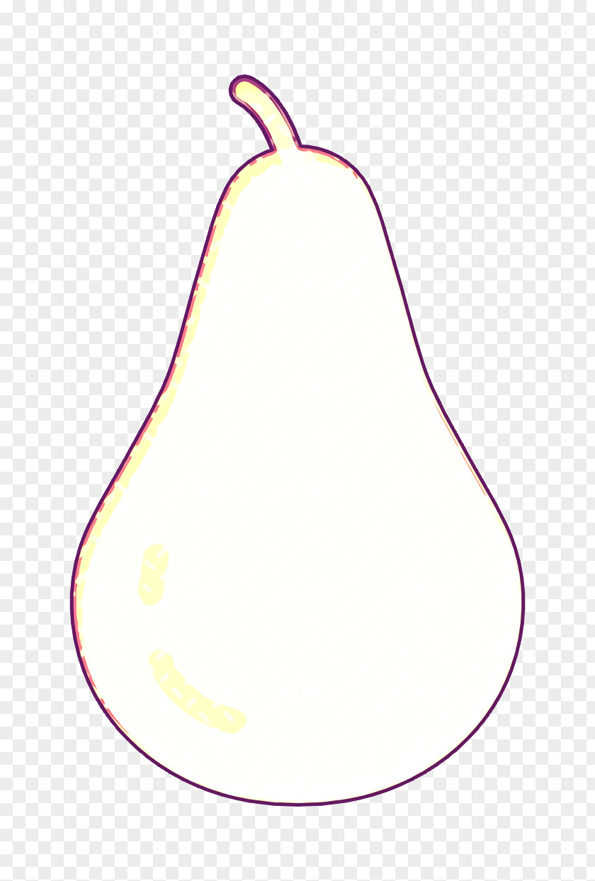 Pear Icon Gastronomy Set Fruit PNG