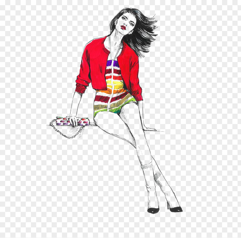 Short Hair Girls Fashion Illustration Illustrator PNG