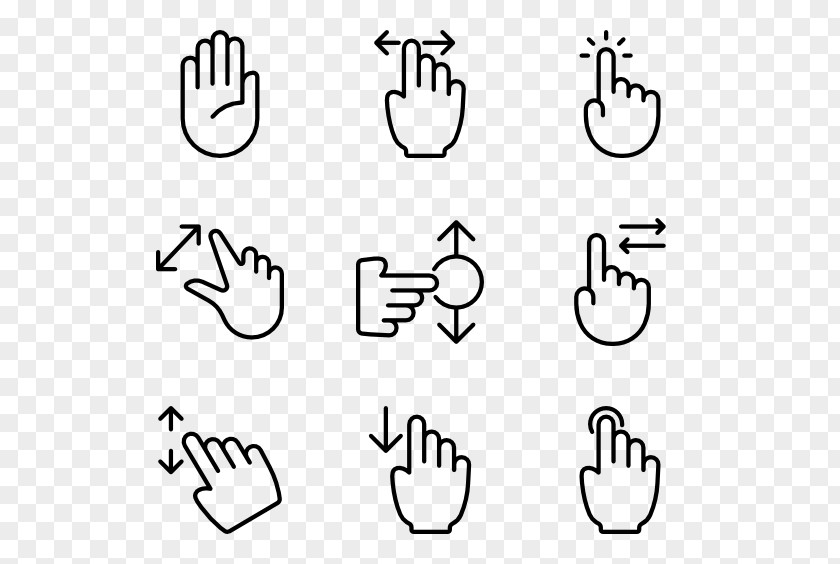 Symbol Gesture Finger PNG