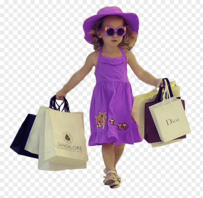 Trendy Purple Doll PNG