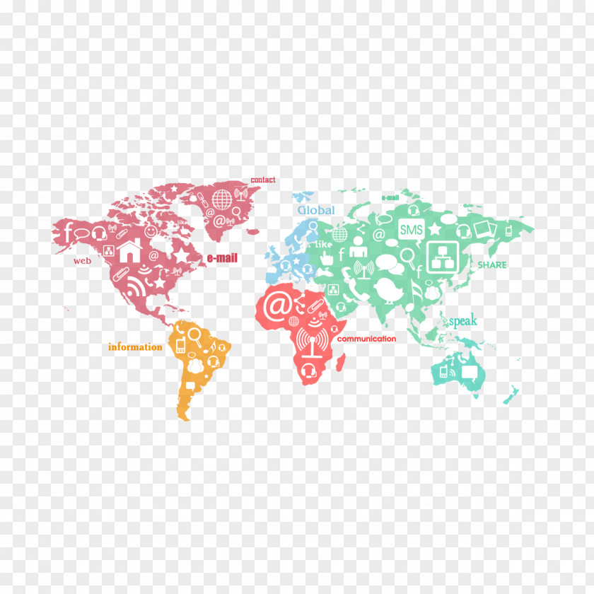 Vector Map Material World Globe PNG