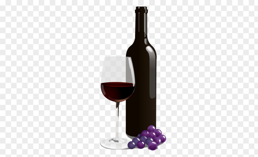 Wine Red Sparkling Cocktail Glass PNG