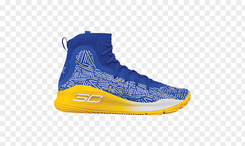 Boys Grade School Basketball Shoes Team Royal Under Armour Curry 4 White Gold Sports ShoesUnder Tennis For Women Men's UA Low PNG