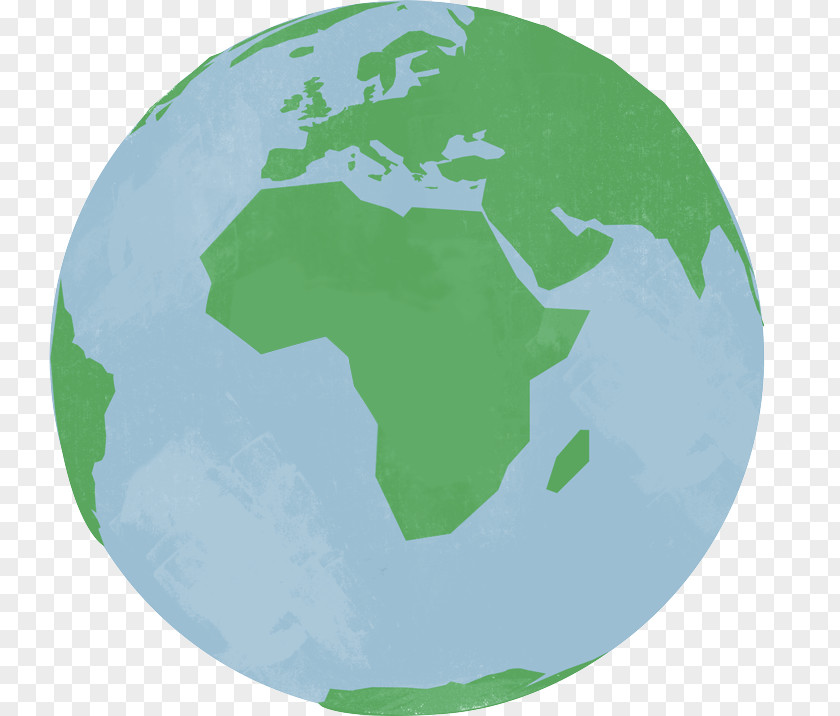 Globe World Map Vector PNG