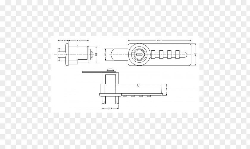 Design Technical Drawing Door Handle Diagram PNG