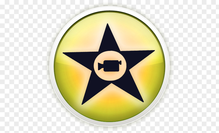 IMovie Symbol Yellow PNG