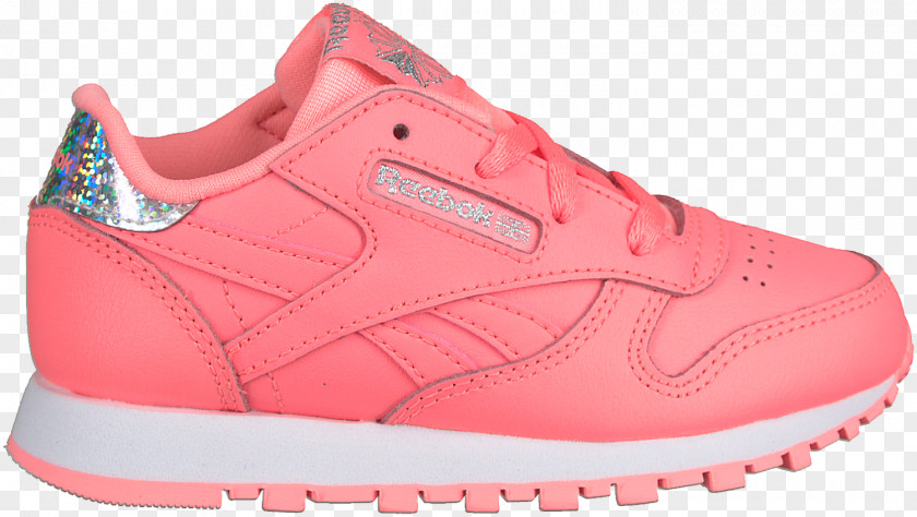 Reebok Sneakers Shoe Pink Leather PNG