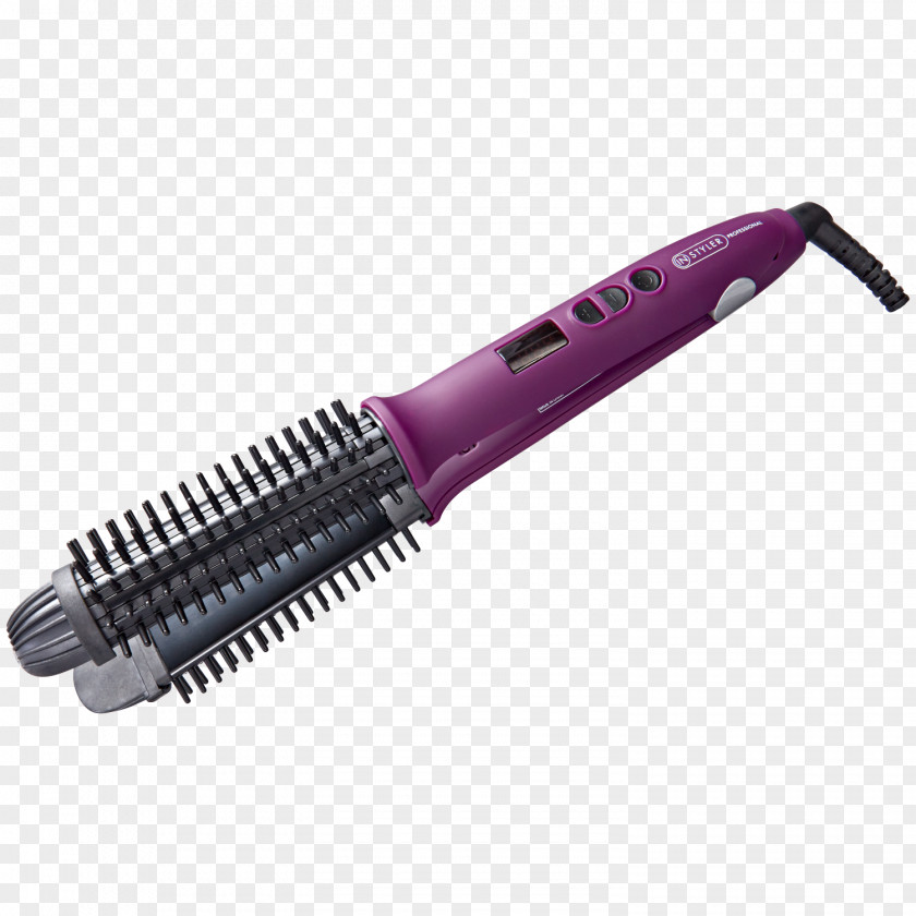 Roller Hair Iron Comb Straightening Brush PNG