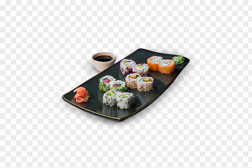 Sushi Dishes Asian Cuisine Japanese California Roll Makizushi PNG