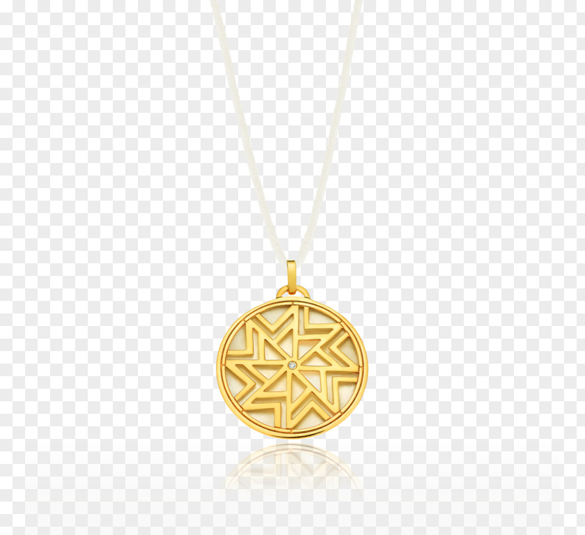 Necklace Locket Amber PNG