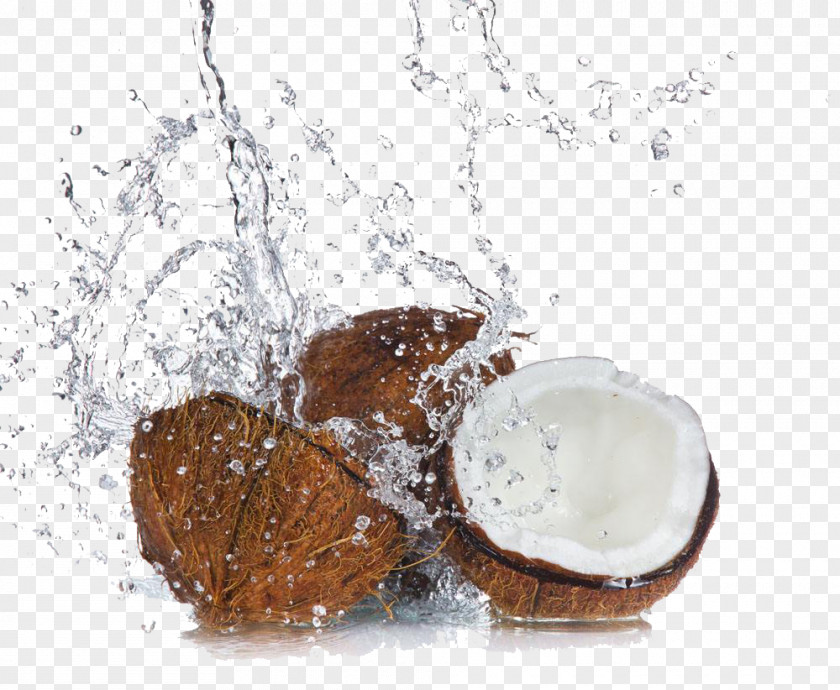 Sprayed Coconut Water Material PNG