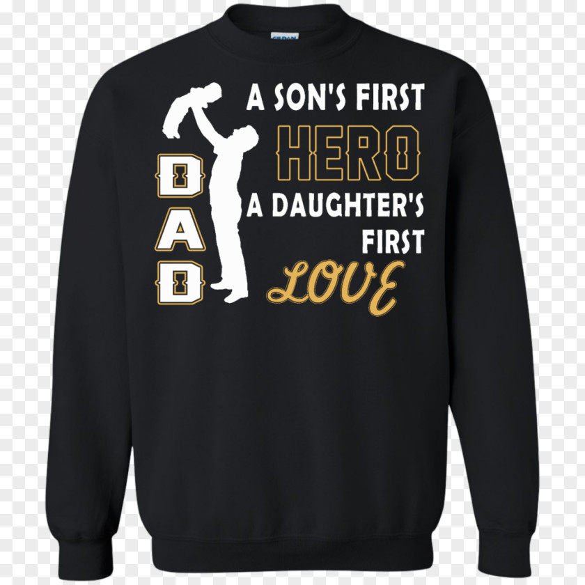 Dad Hero T-shirt Hoodie Sweater Sleeve PNG