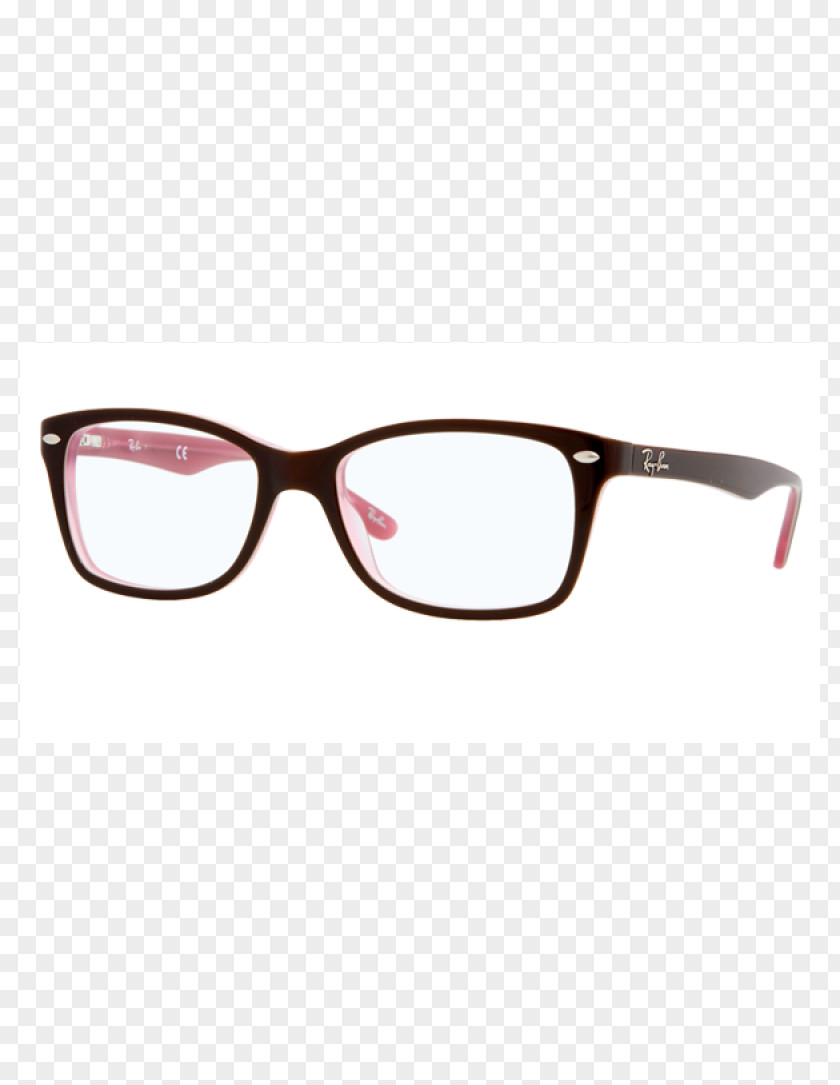 Glasses Ray Ban Eyeglasses RX 5228 Top Brown On Opal Azure Ray-Ban Sunglasses Goggles PNG