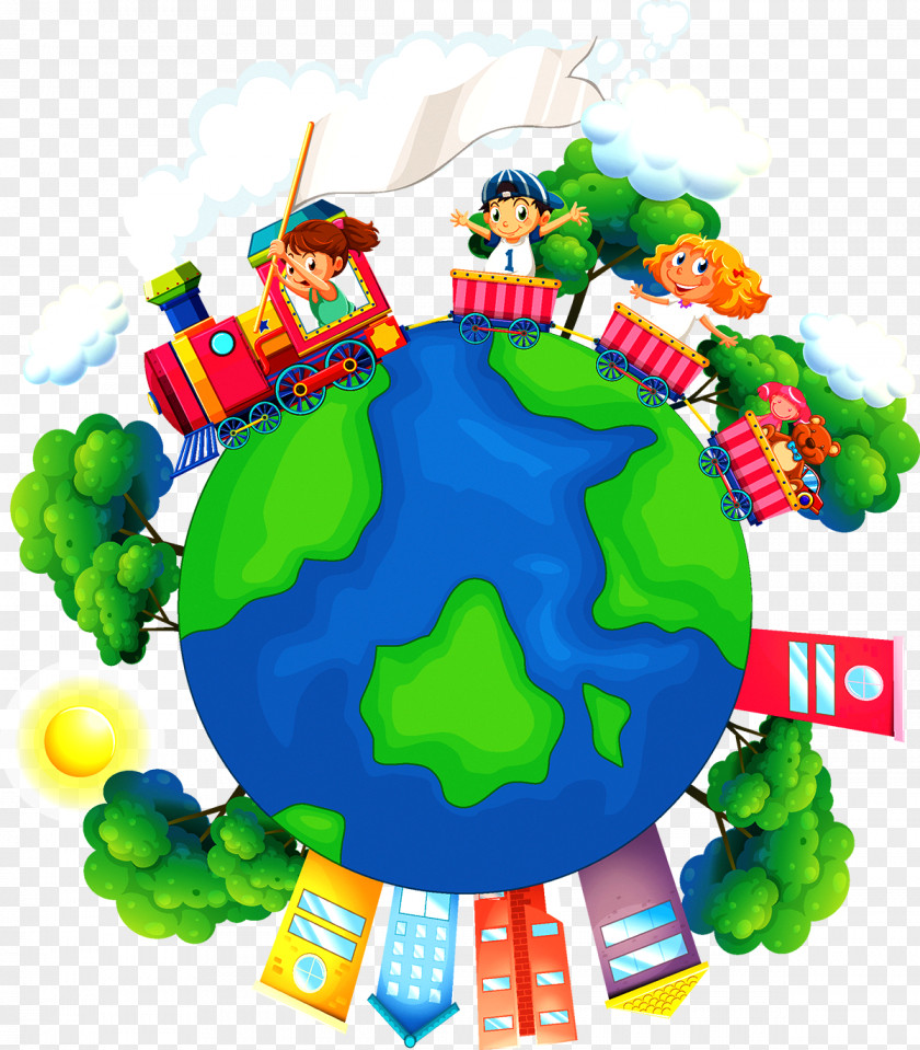 Green Earth Train Royalty-free Stock Photography Illustration PNG